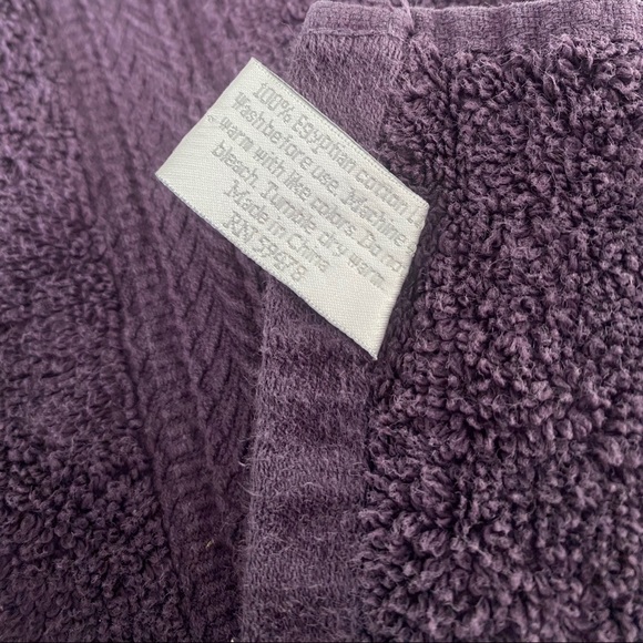 💜 100% Egyptian Cotton 7 Hand Towels 4 Washcloths - Picture 5 of 6